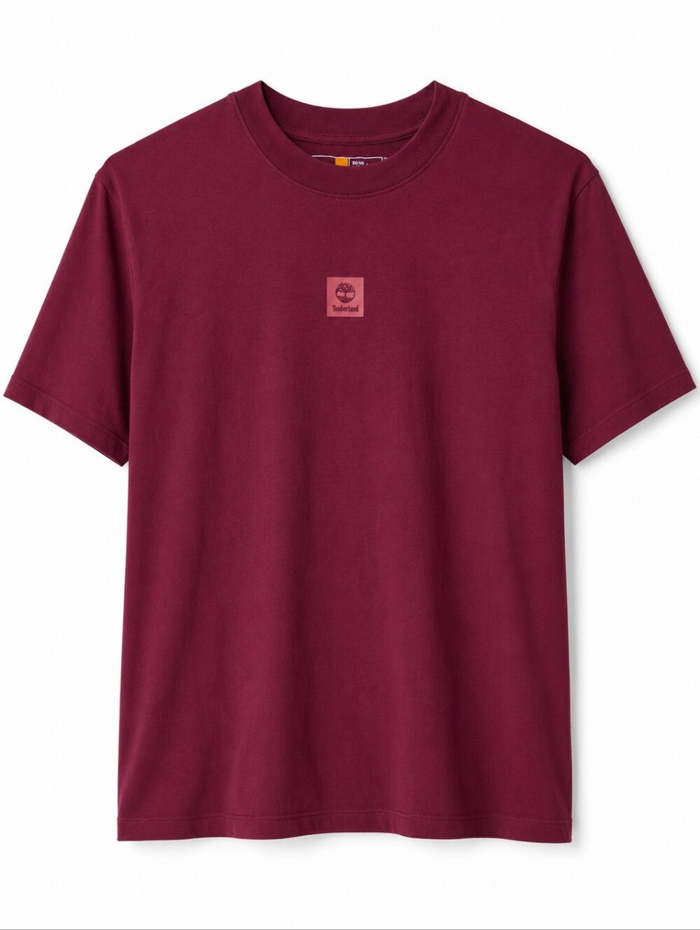 Timberland Womens Maroon Short Sleeve Logo Tee